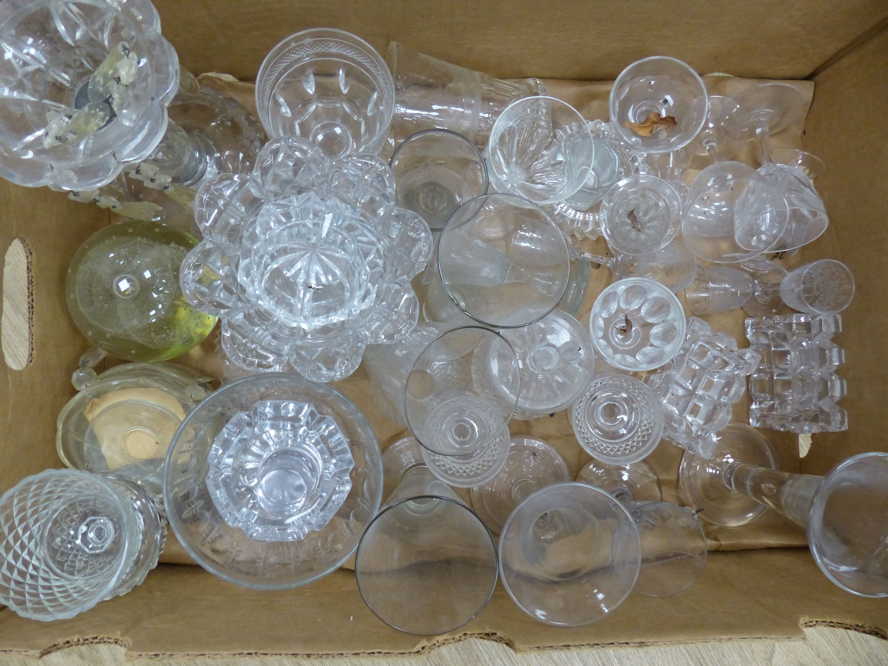 A quantity of mixed glass